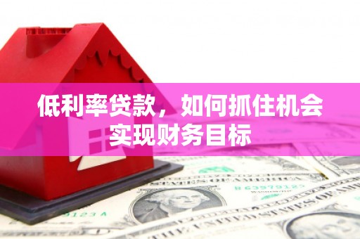 茶陵低利率贷款，如何抓住机会实现财务目标