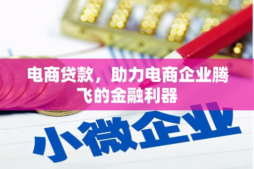 茶陵电商贷款，助力电商企业腾飞的金融利器