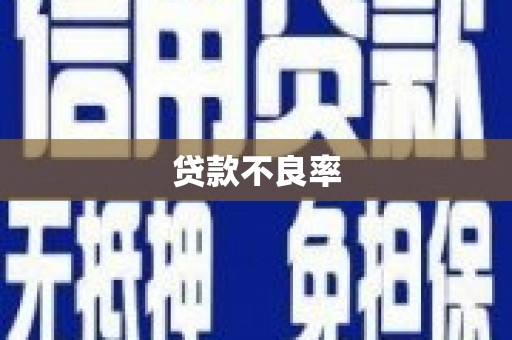 茶陵贷款不良率