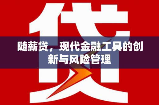 茶陵随薪贷，现代金融工具的创新与风险管理