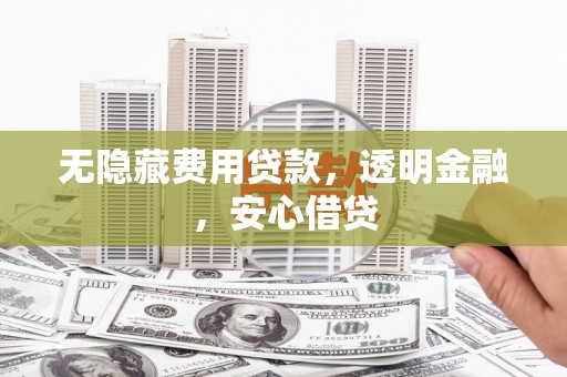 茶陵无隐藏费用贷款，透明金融，安心借贷
