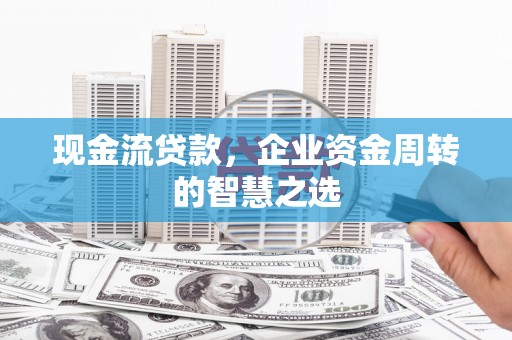 茶陵现金流贷款，企业资金周转的智慧之选