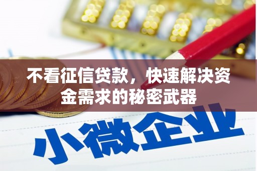 茶陵不看征信贷款，快速解决资金需求的秘密武器