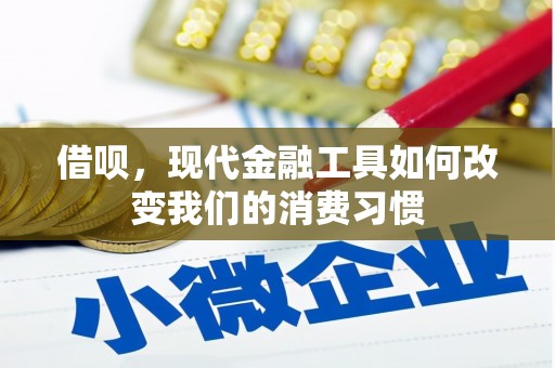茶陵借呗，现代金融工具如何改变我们的消费习惯