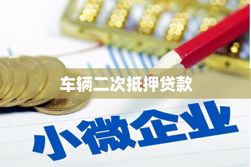 茶陵车辆二次抵押贷款