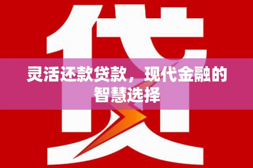 茶陵灵活还款贷款，现代金融的智慧选择