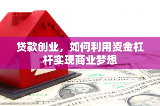 茶陵贷款创业，如何利用资金杠杆实现商业梦想
