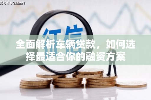 茶陵全面解析车辆贷款，如何选择最适合你的融资方案