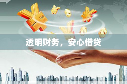 茶陵透明财务，安心借贷