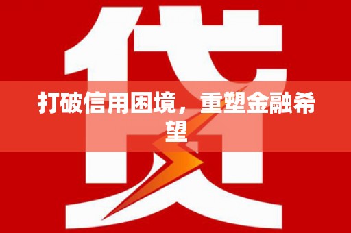 茶陵打破信用困境，重塑金融希望