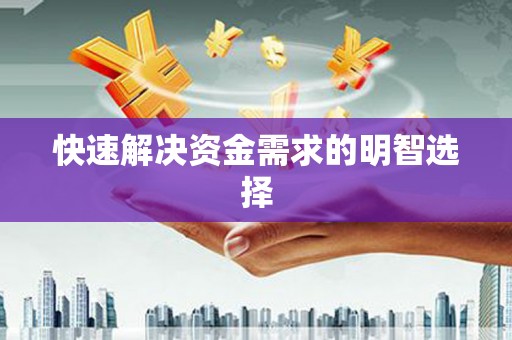茶陵快速解决资金需求的明智选择