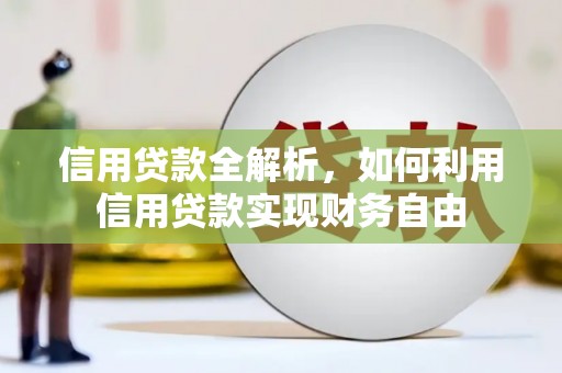 茶陵信用贷款全解析，如何利用信用贷款实现财务自由