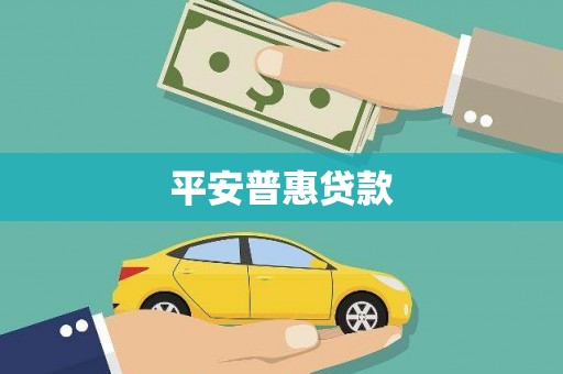 茶陵平安普惠贷款